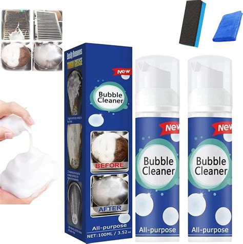 Mof Chef Cleaner Powder, Bubble Cleaner Foam, All-Purpose Bubble ...