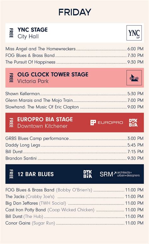 Kitchener Blues Festival 2024 Schedule Pdf Lyn Heloise