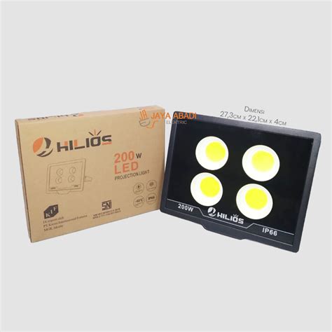 Jual Lampu Sorot Led Cob 200 Watt Hilios Lampu Sorot Led Tembak Cob 200 W Outdoor Shopee Indonesia