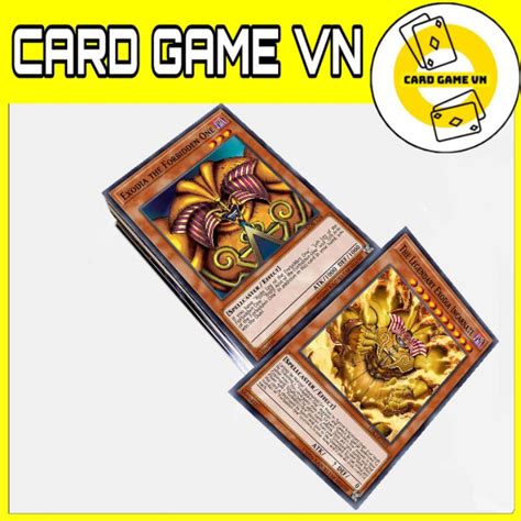 BÀi In Bài Yugioh Bộ Bài Yugi Exodia Deck Trong Legendary Deck 1