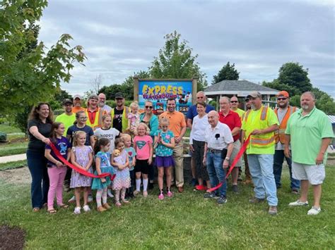 Mayor Barlow Announces Opening Of New Musical Playground In Rotary Park