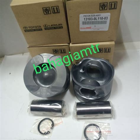 Jual Piston Assy Hilux 3 0cc Fortuner Piston Seher Assy Set Komplit