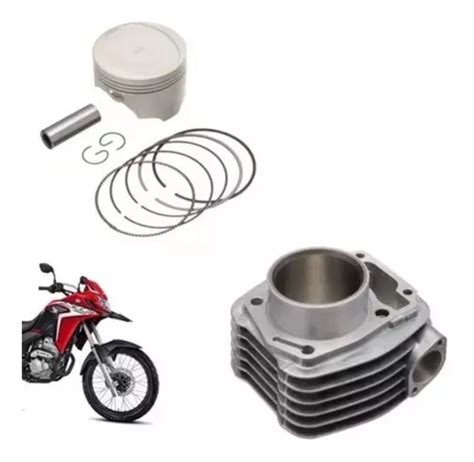 Kit Cilindro Motor Pistao Aneis Honda Xre 190 Parcelamento Sem Juros