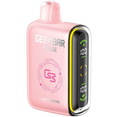 Geek Bar Pulse Disposable Vape Juicy Peach Ice Pk Ml Smoke