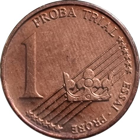 Euro Cent Proba Trial Essai Probe Coin Numista