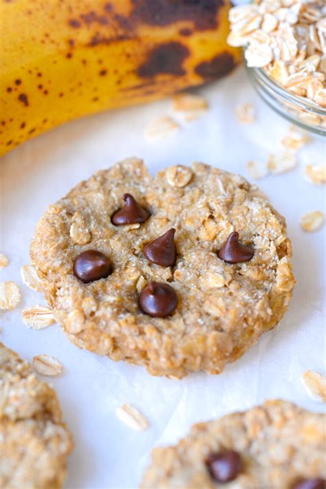 2 Ingredient Banana Oatmeal Cookies