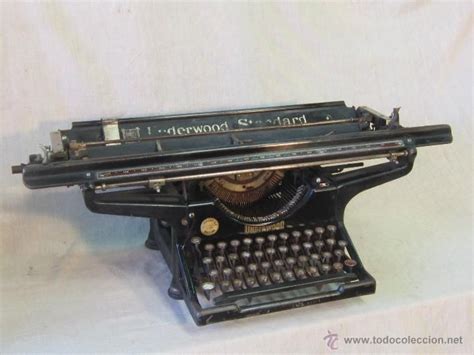 Máquina de escribir antigua en todocoleccion Underwood Standard carro