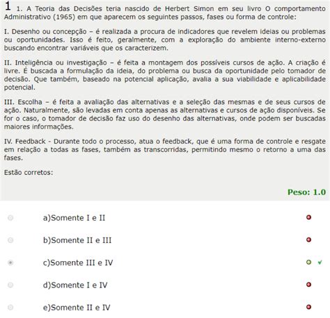 Objetiva 1 Processo Decisorio Processos Decisórios