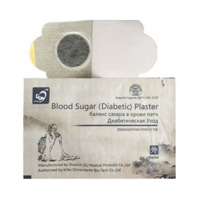 ⚕ Купить Китайский пластырь от сахарного диабета Blood Sugar Недорого с ...