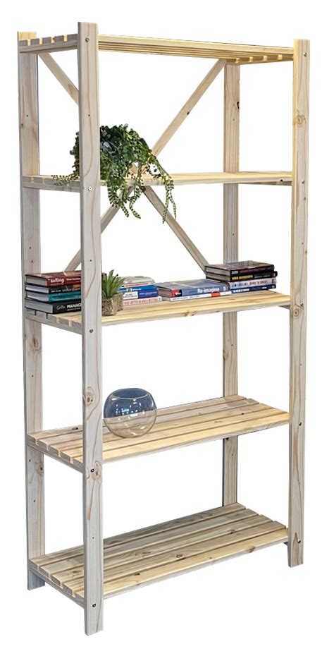 4 Shelf Diy Storage Unit 400mm Deep 2000mm High Erfhout