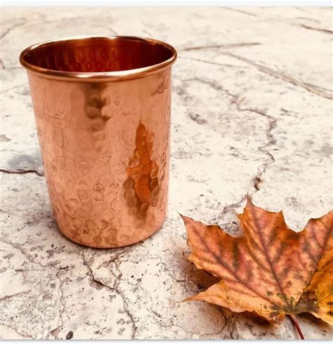 200 Ml Hammered Copper Water Glass 1 Piece At Rs 275 Piece In