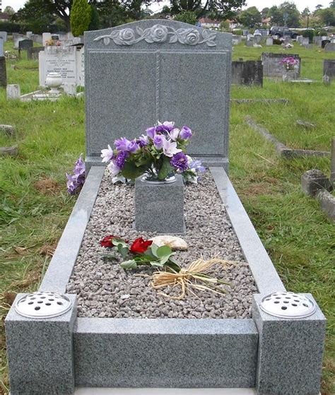 Open Book Headstone With Kerbs Quality Headstones And Memorials At Wt