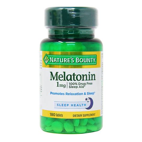 Natures Bounty Melatonin Mg Tablets Walmart