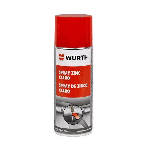 Spray Zinc Claro 400ml Wurth