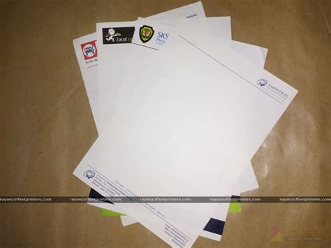 Letterhead Multi Color Letterhead Printing At