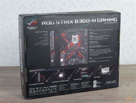 Обзор и тестирование материнской платы ASUS ROG STRIX B360-H GAMING ...