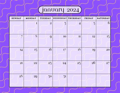 January 2025 Calendar Doodle Free Traci Harmonie