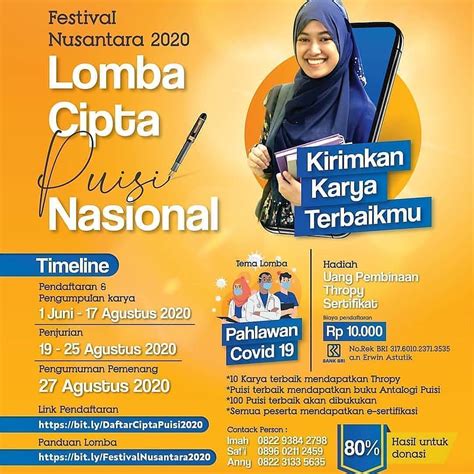 Lomba Cipta Puisi Nasional Lomba Menulis Cerpen