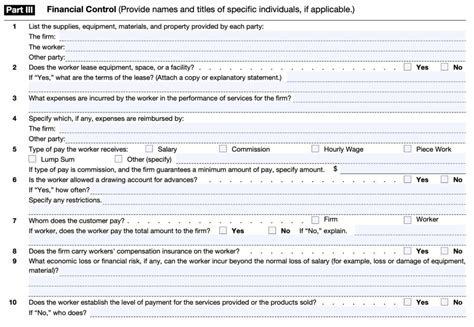 IRS Form SS 8 Instructions IRS Determination Of Worker Status