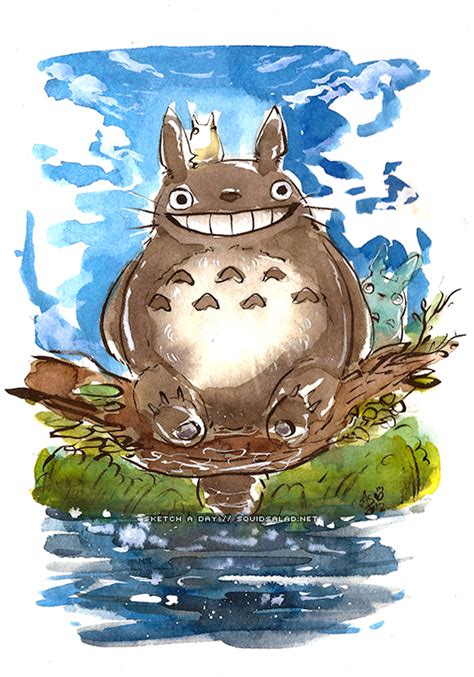 My Neighbor Totoro Watercolor By If Wings Could Fly On Deviantart