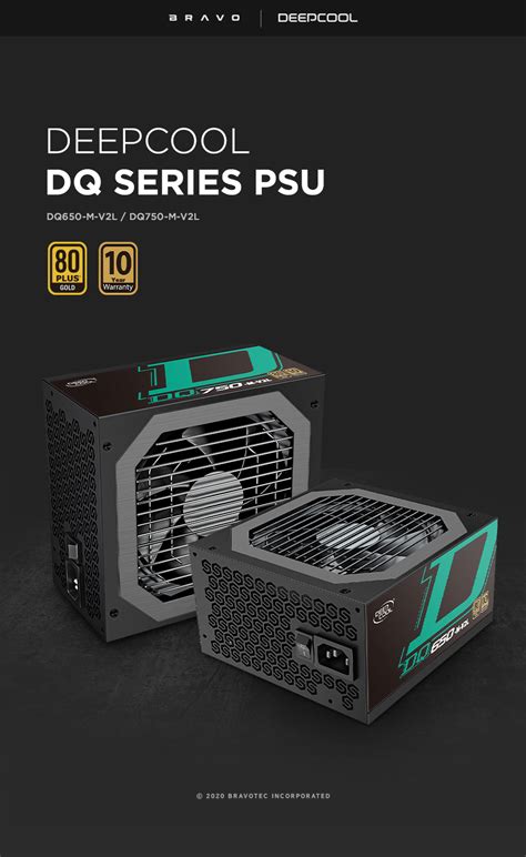 [출시예정] 브라보텍, DEEPCOOL의 프리미엄 파워 서플라이 DQ650&750-M-V2L Gold 풀 모듈러
