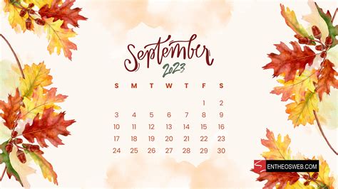 September 2023 Calendar Wallpapers Wallpaper Cave