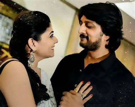 Kichcha Sudeep not to separate from wife Priya