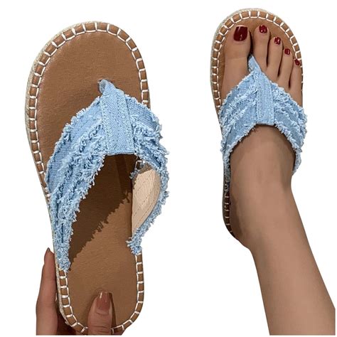 Juebong Sandals Clearance Under Flip Flops For Women Girls Slip On