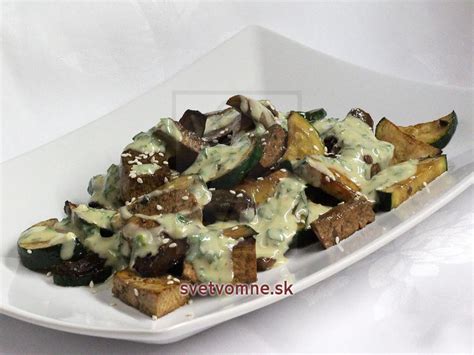 Tofu S Grilovanou Zeleninou A Tahini Om Kou Recept Svetvomne Sk