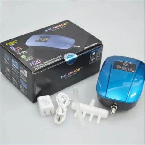 Huike H20 AC DC Aquarium Air Pump Quadruple 4 Outlet Shopee Singapore