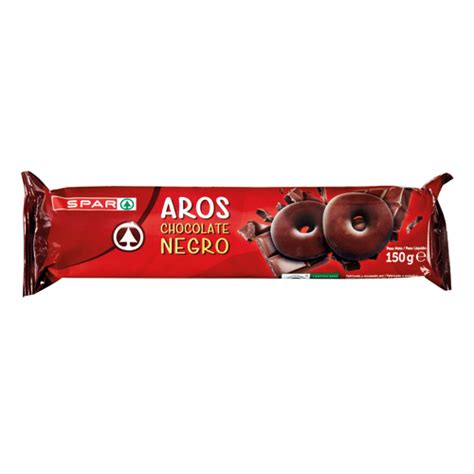 Galletas Aros Chocolate Negro Spar 150 Grs Spar