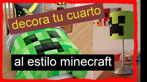 MUEBLES al estilo MINECRAFTDECORA TU HABITACIÓN COMO MINECRAFT