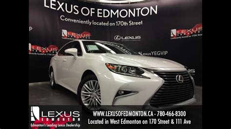 2016 Lexus Es 350 Standard Package Review Edmonton Alberta Youtube