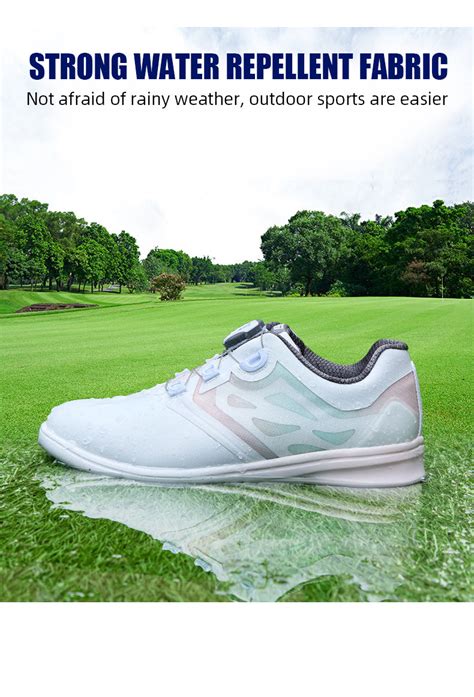 Pgm Xz249 Womens Waterproof Golf Shoe Popular Microfiber Leather Golf Pgm Golf