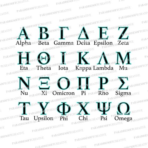 Greek Layers Svg Greek Alphabet Svg Greek Letters Svg Fraternity