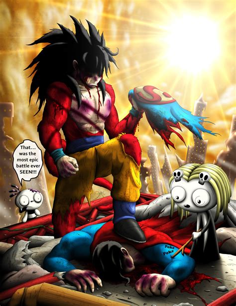 Goku Vs. Superman by CindyCandy100 on DeviantArt