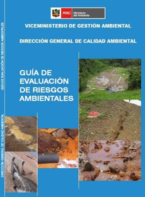 Guía De Evaluación De Riesgos Ambientales Cdam Ministerio Del