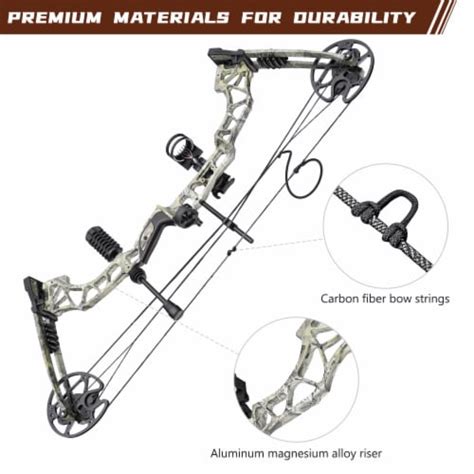 Yescom Compound Bow Kit Draw Weight Lbs Fit Adult Professional