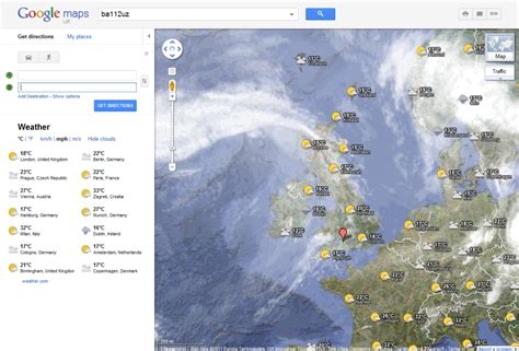 Google Maps show us the Weather!