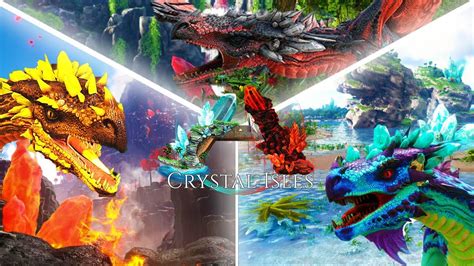 Get All Crystal Wyverns Ark Crystal Isles Youtube