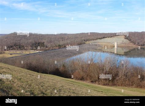 A Day Spent At Brookville Lake And Dam In Brookville Indiana Stock