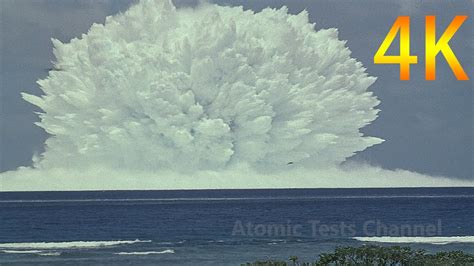 Meter Uncut Footage Of Underwater Atomic Blast Youtube