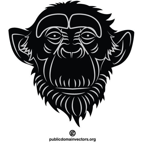 Monkey Face Royalty Free Stock Svg Vector