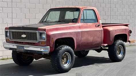 1973 Chevy K10 Cheyenne Stepside Pickup 4x4 454 Powered AT DODI AUTO