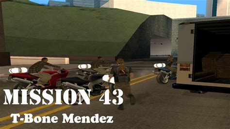 Gta San Andreas Walkthrough Mission T Bone Mendez Youtube