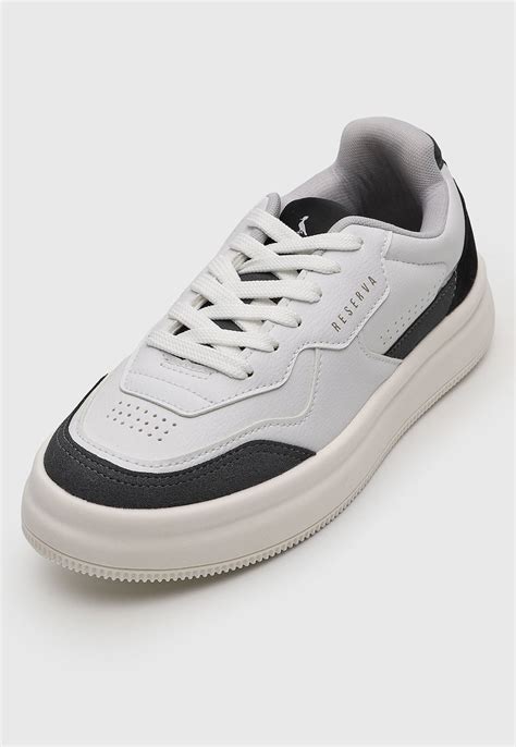 Tênis Casual Reserva Masculino - Tênis Casual Tênis Masculino Reserva Casual Branco - Compre Agora ...