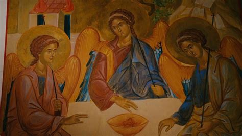 Holy Trinity A Copy Of Trinity Icon By Andrei Rublev Russia