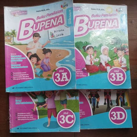 Jual BUPENA Kelas 3 Jilid 3A 3B 3C 3D Penerbit Erlangga Shopee