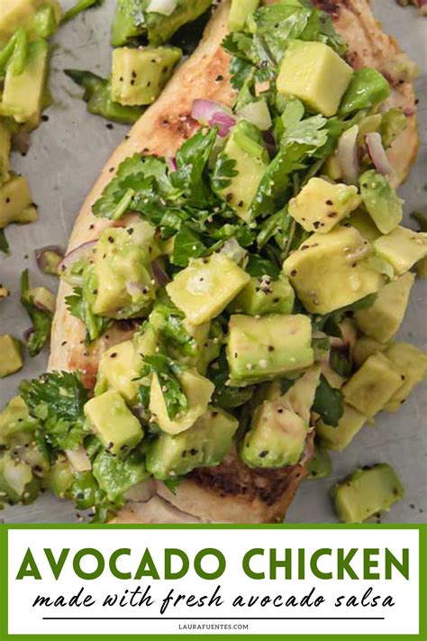 Baked Avocado Chicken with Cilantro Lime | Laura Fuentes