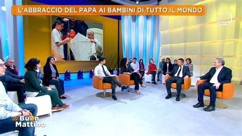 Di Buon Mattino Tv Il Grande Incontro Dei Bambini Con Papa